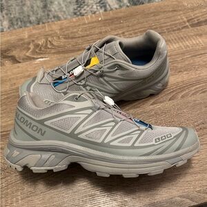 Salomon Gender Inclusive XT-6 Sneaker (GHOST GRAY/GHOST GRAY/GRAY) - Men’s 10.5